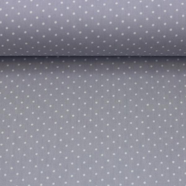 Baumwollstoff HILDE - Grau